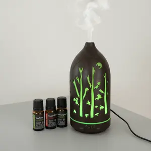 200ml Aromatherapy Diffuser with 7 Color LED Lights - Auto Shut Off & Ultra-Quiet, Ideal for Sleep Yoga Workspace