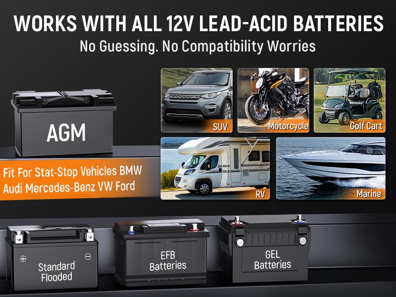 FOXWELL BC521 4-in-1 Car Battery Charger, 5A 12V Charging System Tester and Maintainer, 5A Smart Trickle Charger and Starter, Smart Eight-Stage Charging, Pulse Repair, LCD Display, Suitable for Unattended Operation in Cars/RVs/Motorhomes. FOXWELL BC521 4-in-1 Car Battery Charger, 5A 12V Charging System Tester and Maintainer, 5A Smart Trickle Charger and Starter, Smart Eight-Stage Charging, Pulse Repair, LCD Display, Suitable for Unattended Operation in Cars/RVs/Motorhomes.