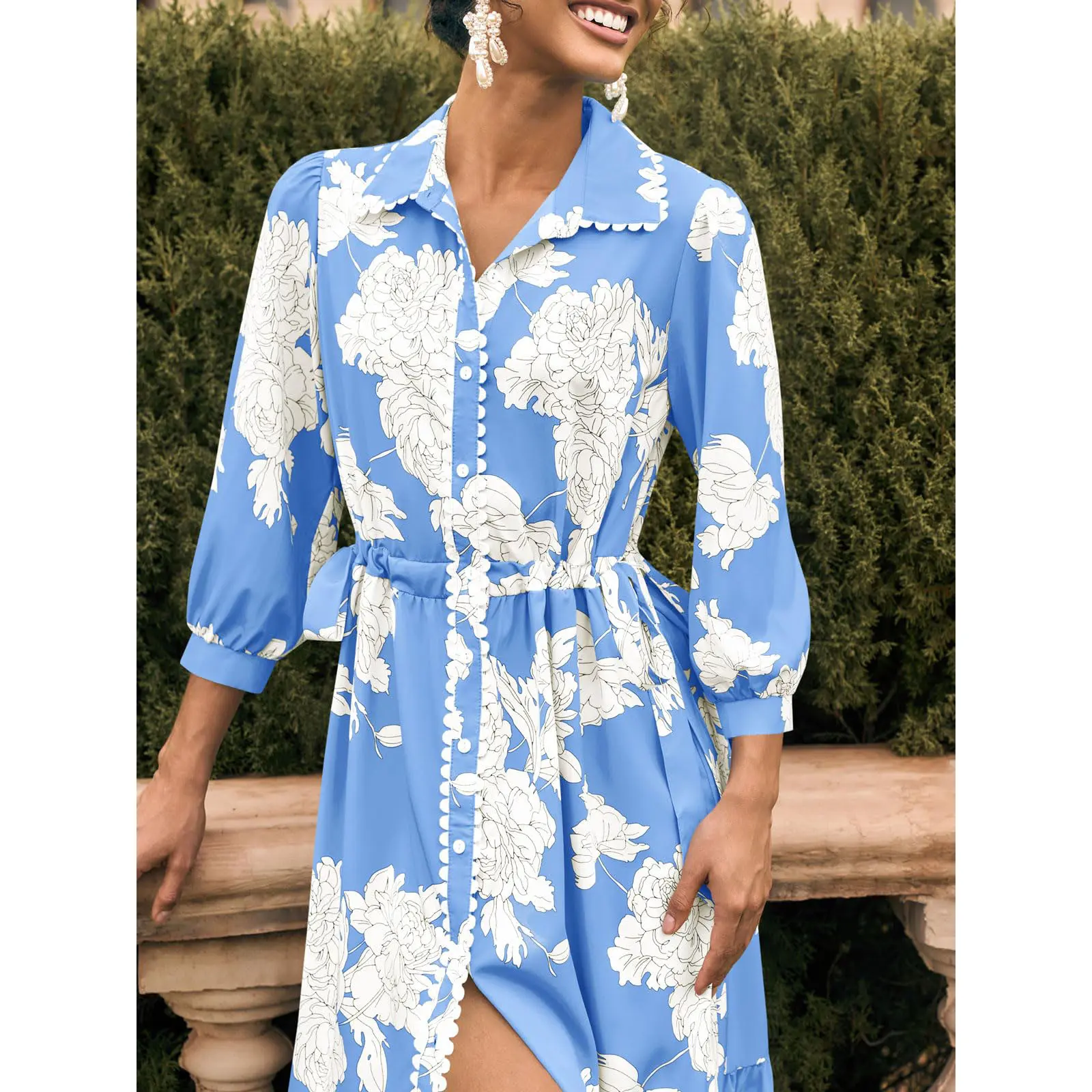 blue strapless short dress Santorini Nights Strapless Mini Dress  Juniper