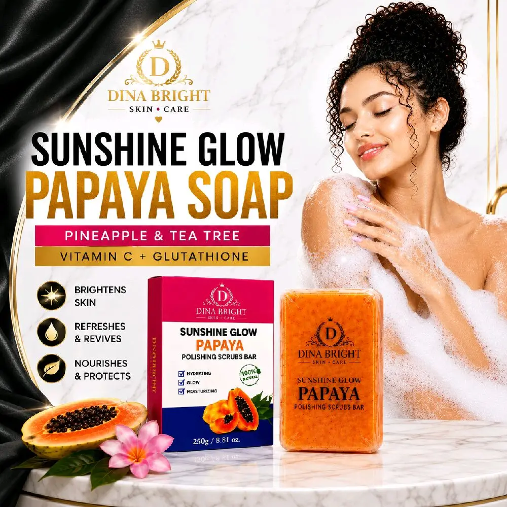 SUNSHINE GLOW PAPAYA SOAP.