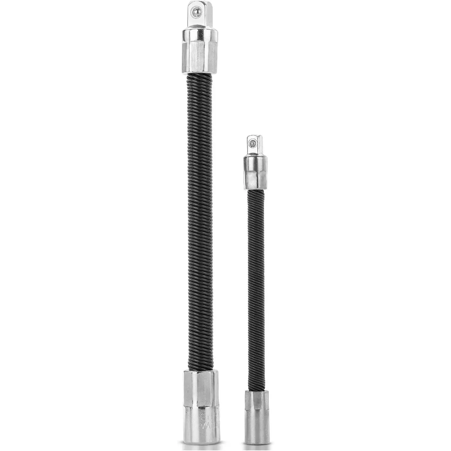 - Flexible Extension Bar Set, 2 count, 1/4" & 3/8" Drives, Flexible Drill Bit Extension, Flexible Socket Extension, 1/4 Flexible Extension, Flexible Ratchet Extension Set, Socket Wrench ExtensionQuesear