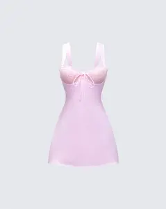 Mabel Pink Mini Dress