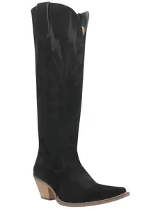 Dingo Women's Thunder Road Western Performance Boot Snip Toe - Di597-Black