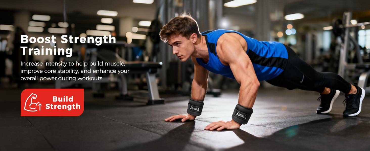 【SpringStatements】BAGAIL Ankle and Wrist Weights for Women & Men, 1 Pair 1/2/4/6/8/10 LBS Leg Weight with Sleek Design & Secure Fit, Arm Weighted Set for Walking, Running, Home Fitness & Physical Therapy