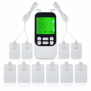 Muscle Massage Unit, 10 Modes Dual Channel, 30 Intensity Levels, Compact Rechargeable Body Massager with 10 Pads