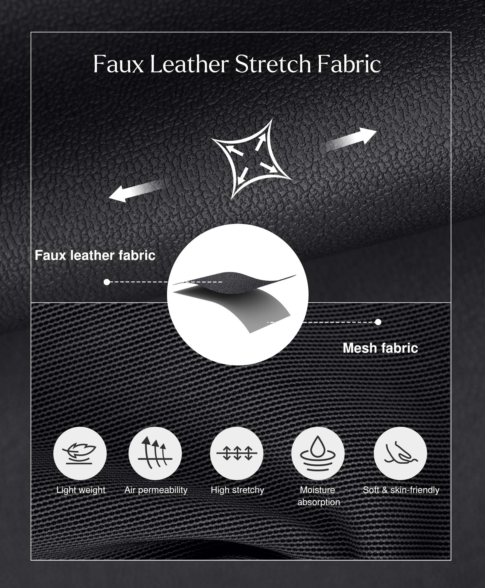 【Runs Small】Popilush Basic Faux Leather Corset Top  Supportive Shapewear Bodysuit Lingerie Lace Trim Tummy Control Bustier Sleeveless Womenswear Summervibe