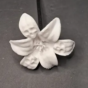 3D Printed Mysterious Dark Forbidden Lily Goth Decorative Ornament, Home Decor Accent, Ideal Gift for Home Supplies Enthusiasts