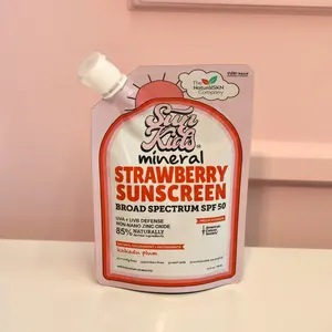 Strawberry SPF 50 mineral sunscreen for kids