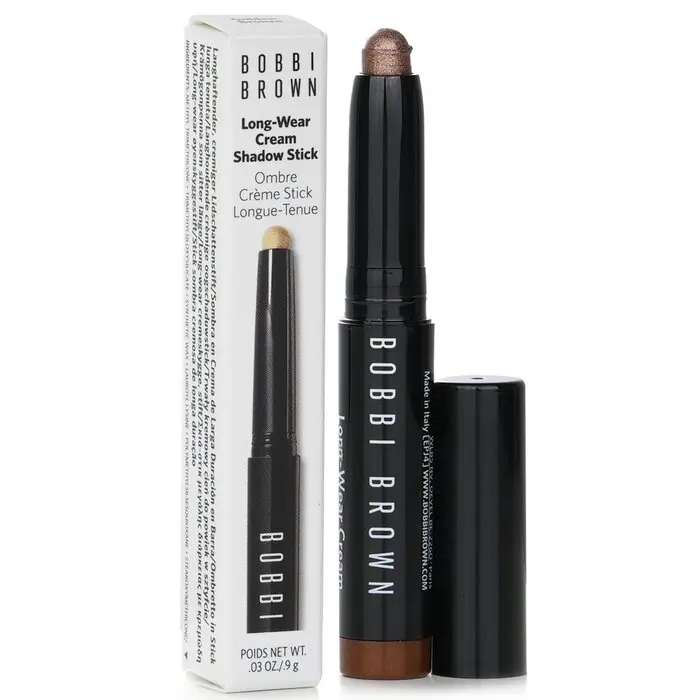 Bobbi Brown Long-Wear Cream Eyeshadow Stick - # Golden Bronze (Mini Size), Sugar-Infused, Moisture-Rich, Smooth Stick-Type Eyeshadow, Makeup, All Skin Types