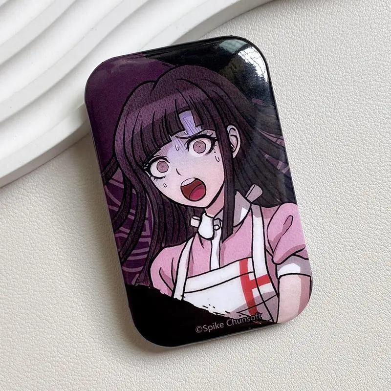 100% Brand New Danganronpa Anime Tinplate Emblem Brooch - 1 PC, 1 Size Cartoon Cosplay Badge, Halloween Accessory, Gift for Nagito Komaeda & Maizono Sayaka & Yasuhiro Taeko Fans, DIY Specialty Supply