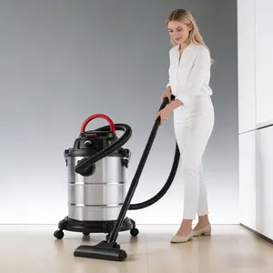 [Fahuac] 6 Peak HP Wet Dry Vacuum Cleaner 8 Gallon - 3-in-1 Shop Vac with Blower Function, 32mm Universal Hose, Stepless Speed Adjustment, 360° Swivel Casters, Carpet & Hard Floor Cleaner for Home Garage
