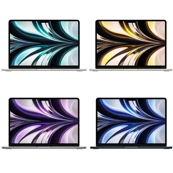 Refurbished Apple MacBook Air 13" (2022) MLY43LL/A M2 8GB RAM All Colors - Premium