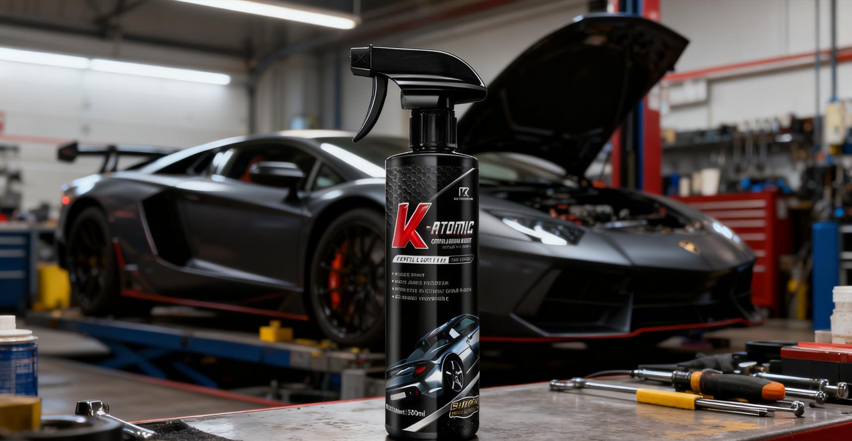 KATHWI Car Coating Spray-3X More Powerful Advanced Automobile Quick-acting Coating Agent With Dust -Proof and Glazing Effects -Long Lasting Car Paint Waxing Solution For a Showroom Shine