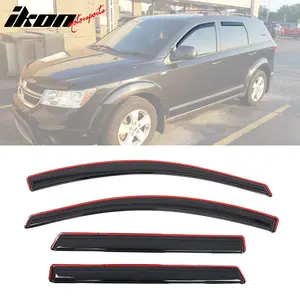 Smoke Window Visors for Dodge Journey 2009-2020 Vent Rain Guards Acrylic