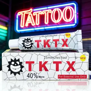 TKTX Tattoo Cream 25Mins Super FastNumbing Tattoo Supply, Painless Numbness Cream Lasting For 6-8 Hours, Suitable For Tattoo, Eyebrow Tattoo, Puncture,Moult - Cosmetics.