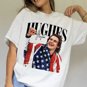 Jack Hughes Olympic Gold Medal Hockey 2026 Cotton Unisex T-Shirt (Sweatshirt, Hoodie)