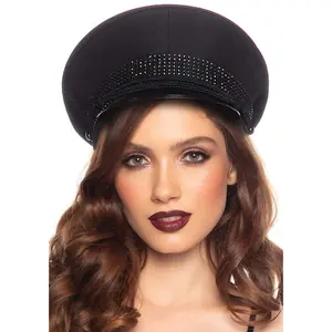 Rhinestone Festival Officer Hat