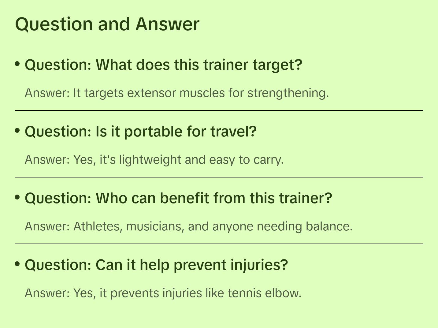 Silicone Resistance Extensor Trainer for Hand and Forearm Strength