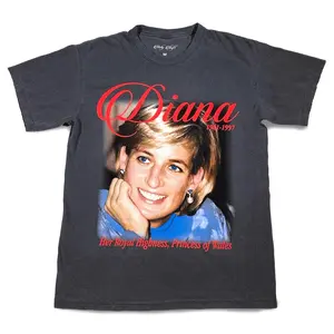 Princess Diana Moby Thrift Official Tee - Iconic Graphic T-Shirt - Retro Style Apparel Cotton Menswear clothing women