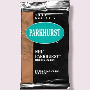Parkhurst 1992 Parkhurst Hockey Series 2 Single Pack Unopened NHL Trading Cards Standard Size Collectible