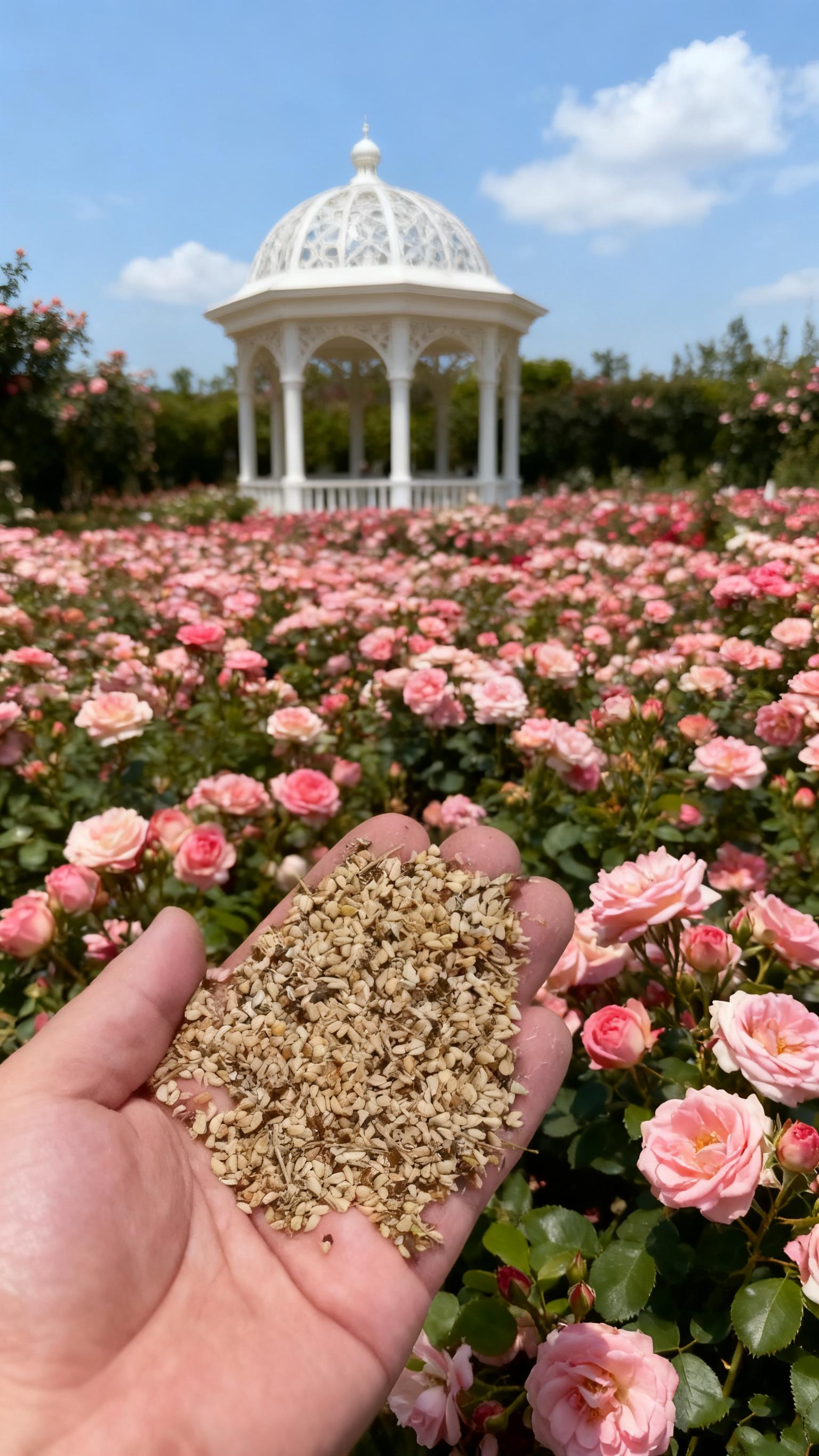 Mixed-color Climbing Rose Seeds 200pcs, Easy to grow, Year-round Planting