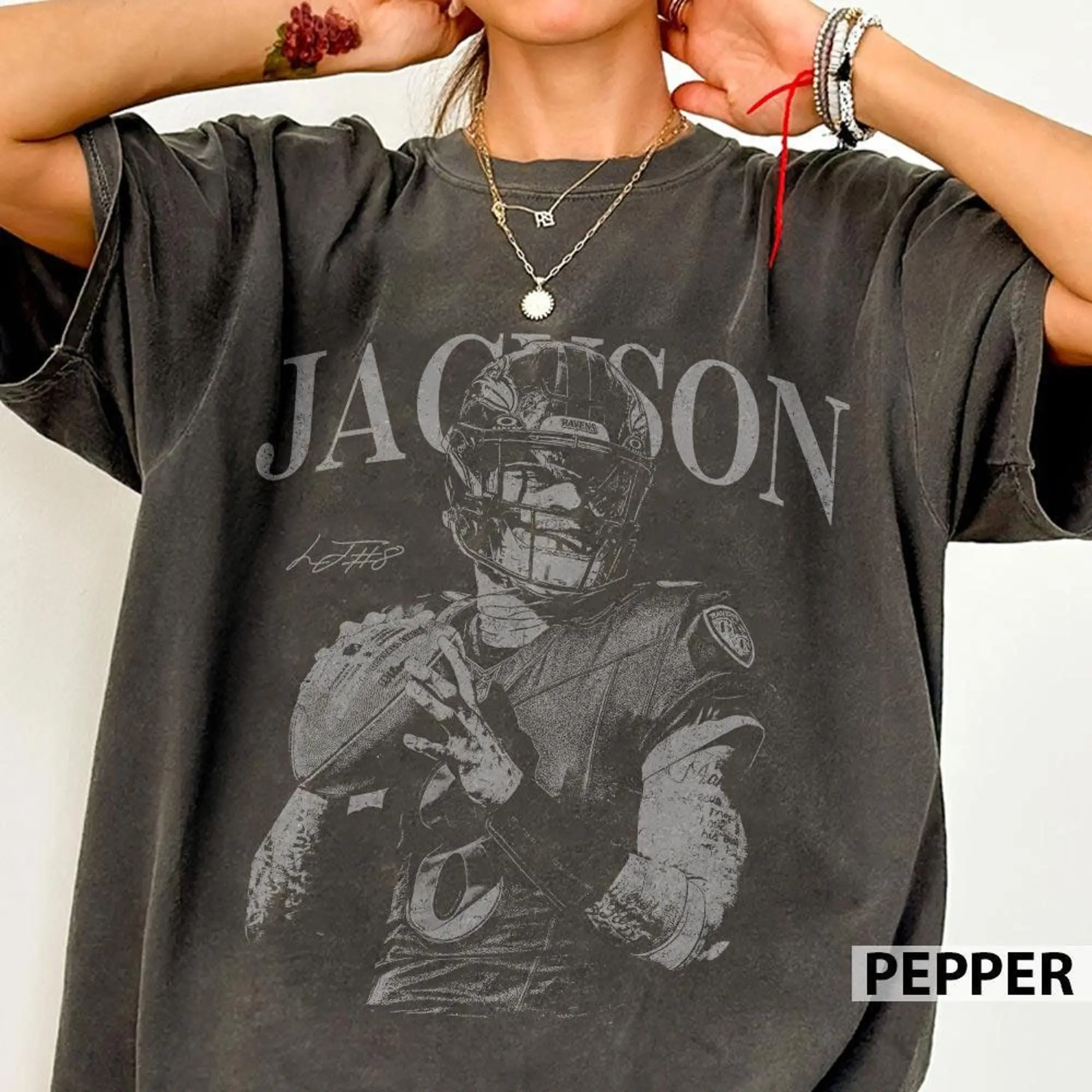 Lamar Jackson Football Comfort Color Shirt, Baltimore Game Day, Football Fan Gift