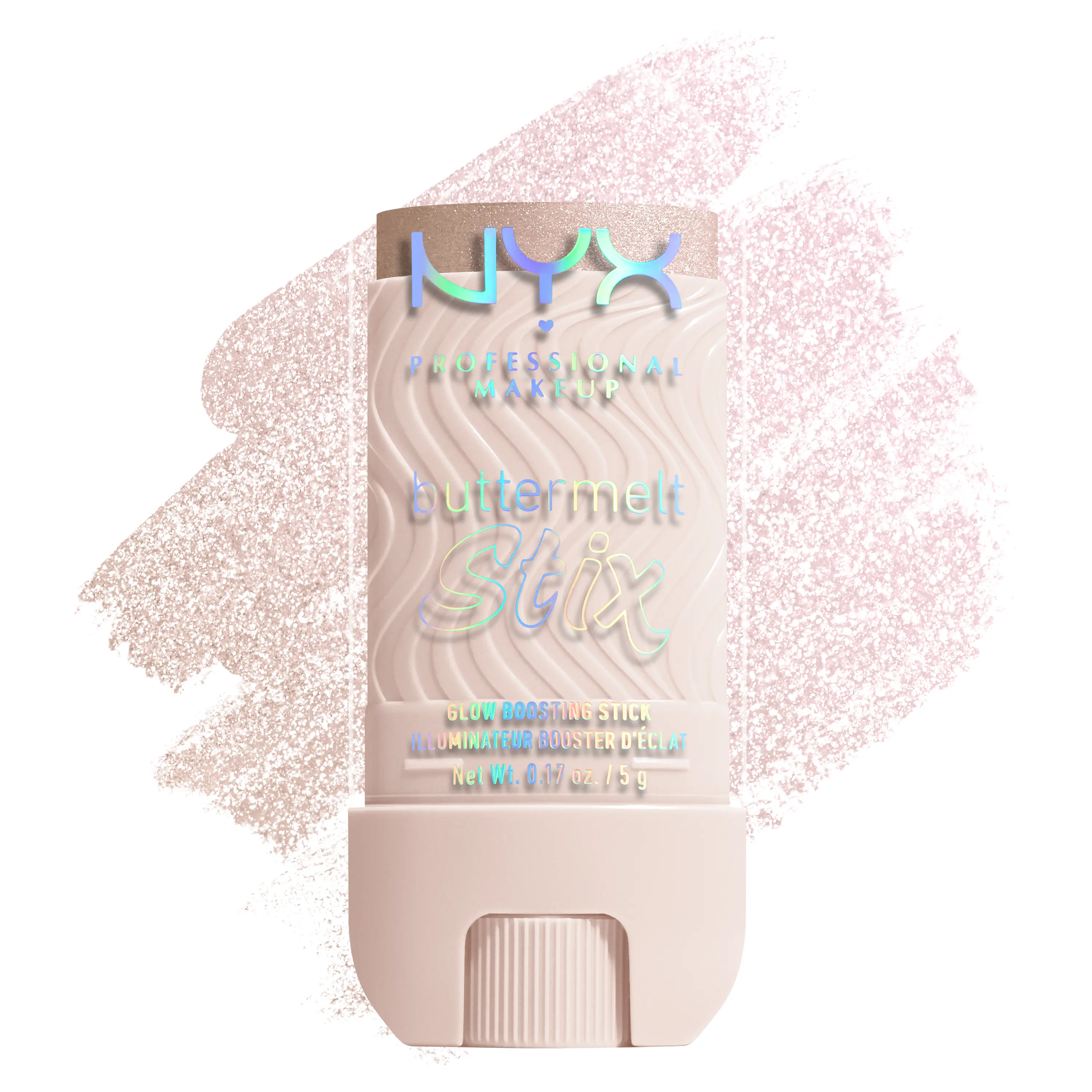 Buttermelt Glow Boosting Highlighter Stix, Buttery Smooth Stick, 7 Artistry Shades for Radiant Look, NYX Professional Makeup