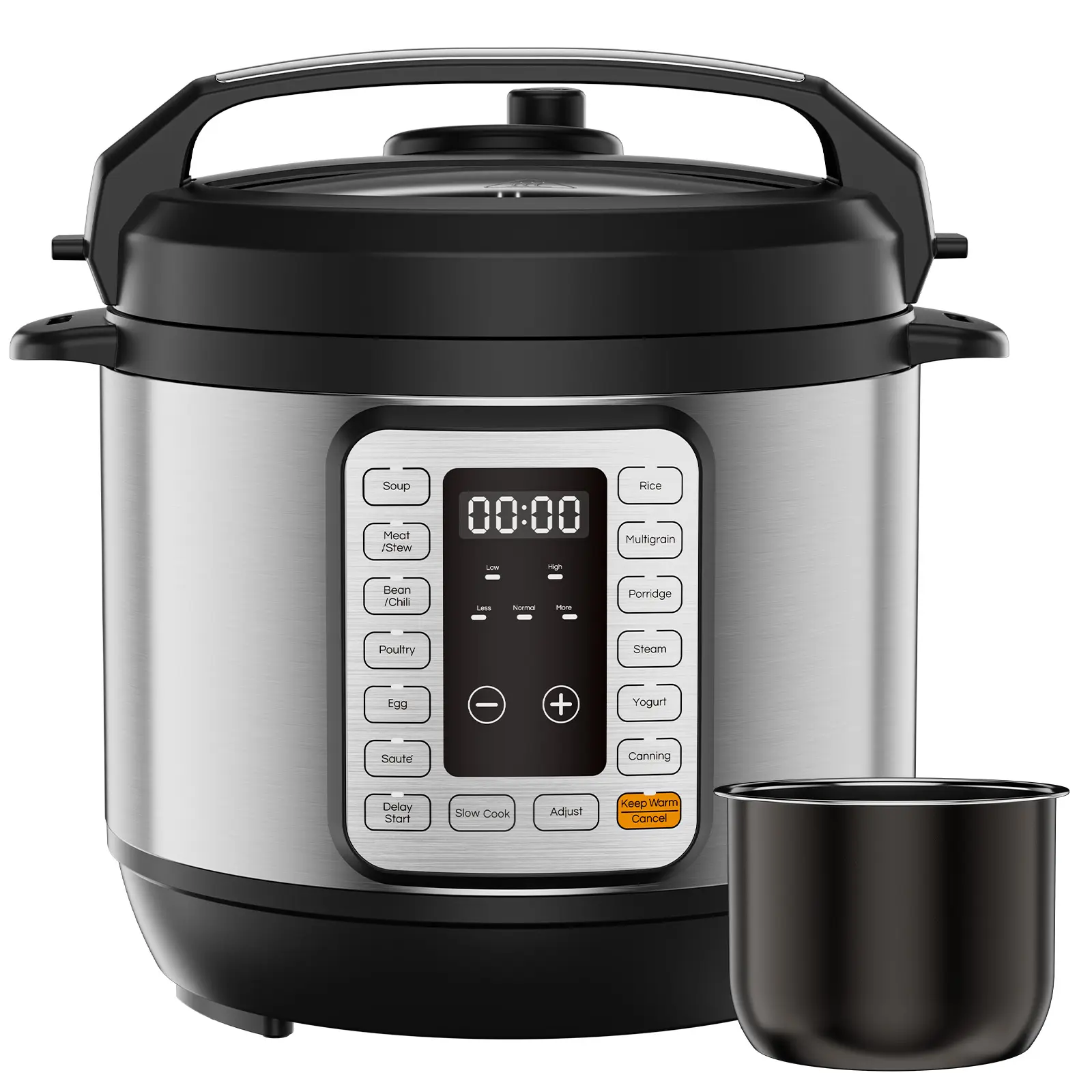 【New Size】Electric Pressure Cooker Multi-Function Kitchen Appliance with Preset Programs Fast Cooking Rice Stew Soup Beans Meal Prep for Family Busy Weeknights & Small Kitchens,home essentials
