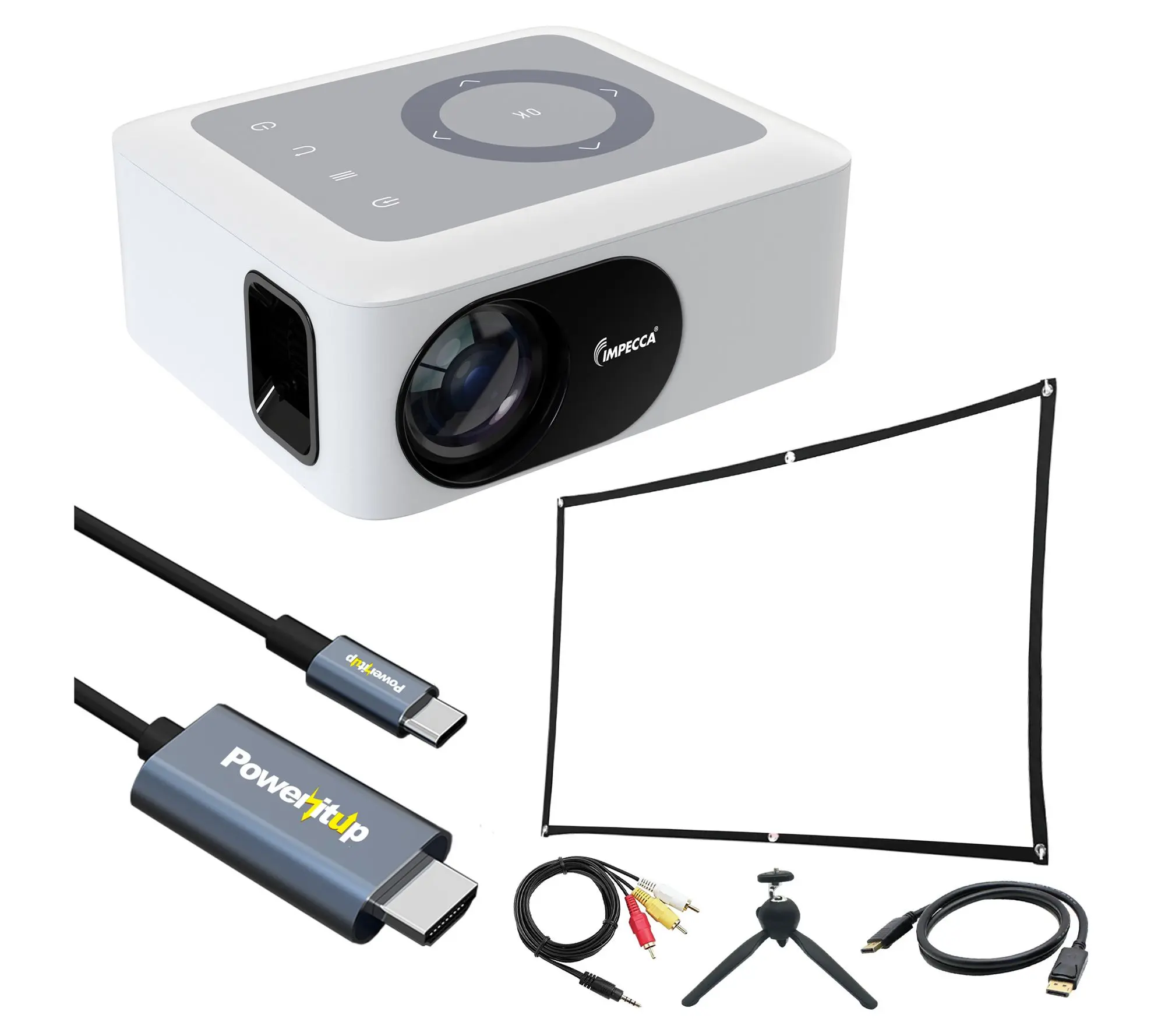 Impecca Home Theater Projector, 5400lm/80 ANSI,720P +ACCS Kit