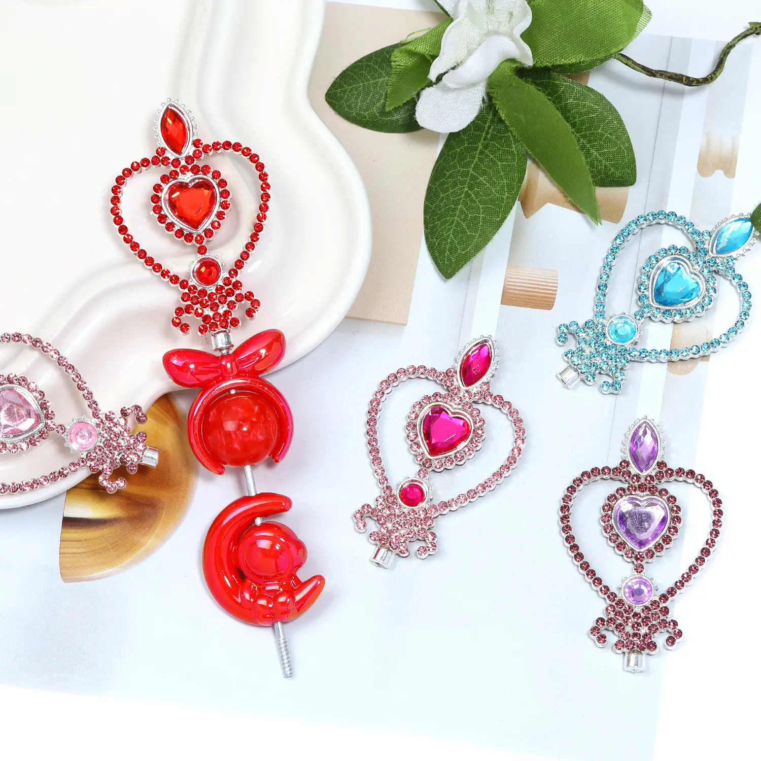 【T1】Beautiful, exquisite, unique pen topper, and more （Suitable for all kinds of DIY pens）
