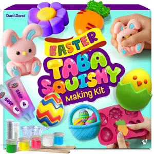 Easter Taba Squishy Making Kit - Easter squishy toy, DIY Perfect Easter Basket stuffer, Easter Crafts Activities, Easter gift for Kids & Teens