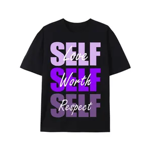Purple Self-ish X 3 Purple Color Graphic T-Shirt 👑