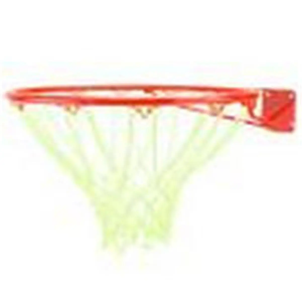 Crown Sporting Goods Glow-in-the-Dark Heavy-Duty Nylon Basketball Net, Weather-Resistant Training Equipment for Standard Rims, Recreational Centers, Outdoor Home Courts
