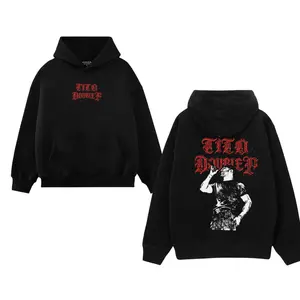 Tito Double P TLD Double P Rap Graphic Hoodie – Mexican Corridos Tumbados Artist Streetwear Hoodie, Double Sided Print, Fans Men Women Concert Tour Merch Gift