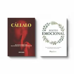 Prycken Pack de Reinicio Personal: 30 días de sanación emocional + 30 días para mejorar tu comunicación|Pon tus emociones en su lugar, y di lo correcto en el momento justo