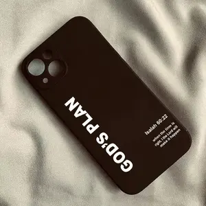 [Letter case] God's Plan Jesus Bible Verse Case .Christian Design Soft Silcone Back Cover.Compatible with iPhone 17/16/15/14/13/12/11 Pro Max/Plus