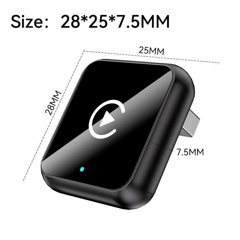 [Summervibes] 2026 Wireless carplay Adapter for iPhone/Android - Hands-Free Call wireless adapter Electronic Charger carplay dongle