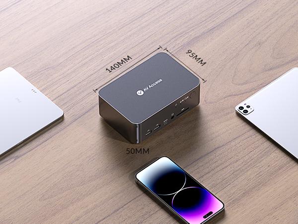 AV Access iDock C10 Dual Monitor KVM Switch Docking Station for Laptop & Desktop, EDID & Full-Featured USB-C, 60W Charging & 1Gb Ethernet for Laptop AV Access iDock C10 Dual Monitor KVM Switch Docking Station for Laptop & Desktop, EDID & Full-Featured USB-C, 60W Charging & 1Gb Ethernet for Laptop