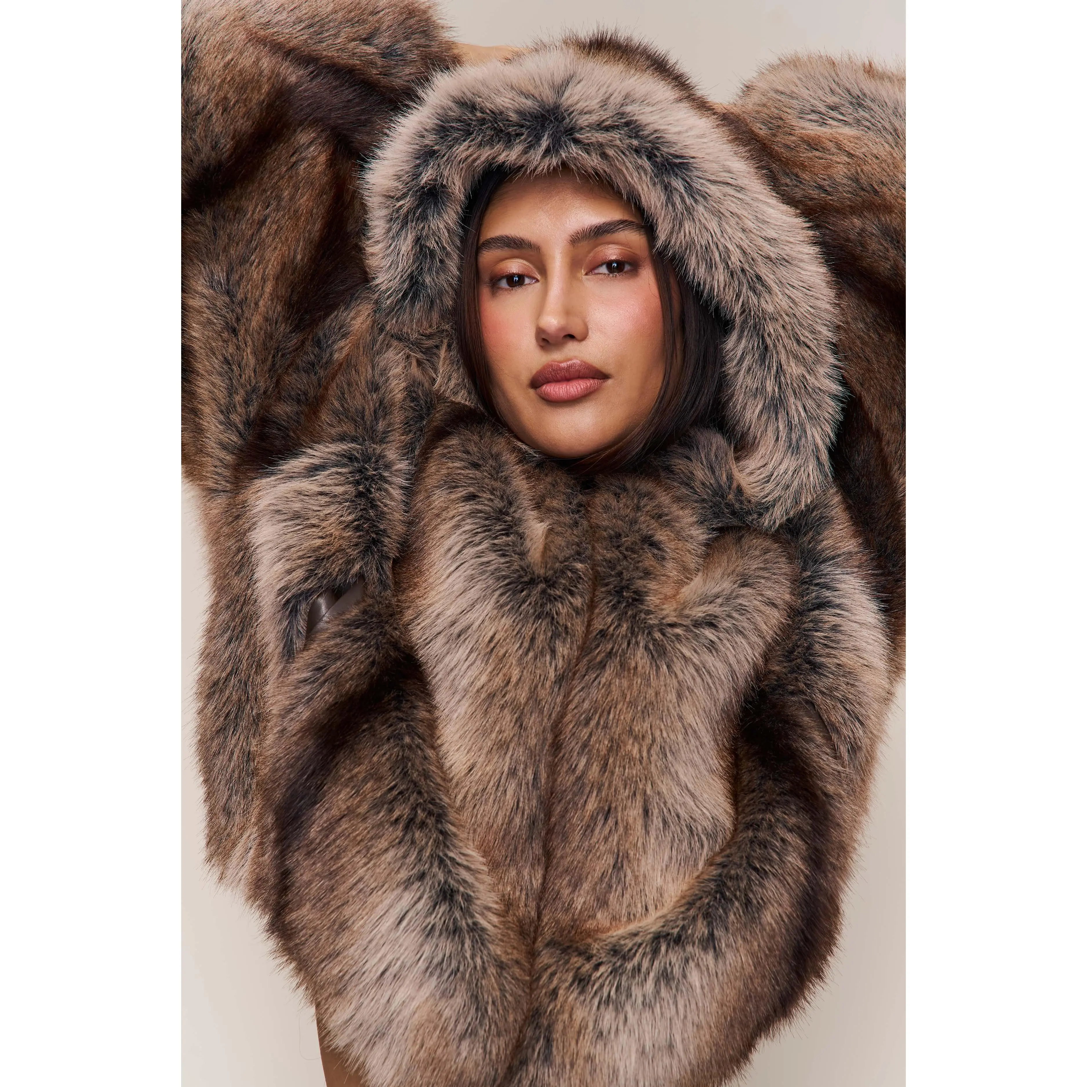 Cosette Cropped Faux Fur Jacket