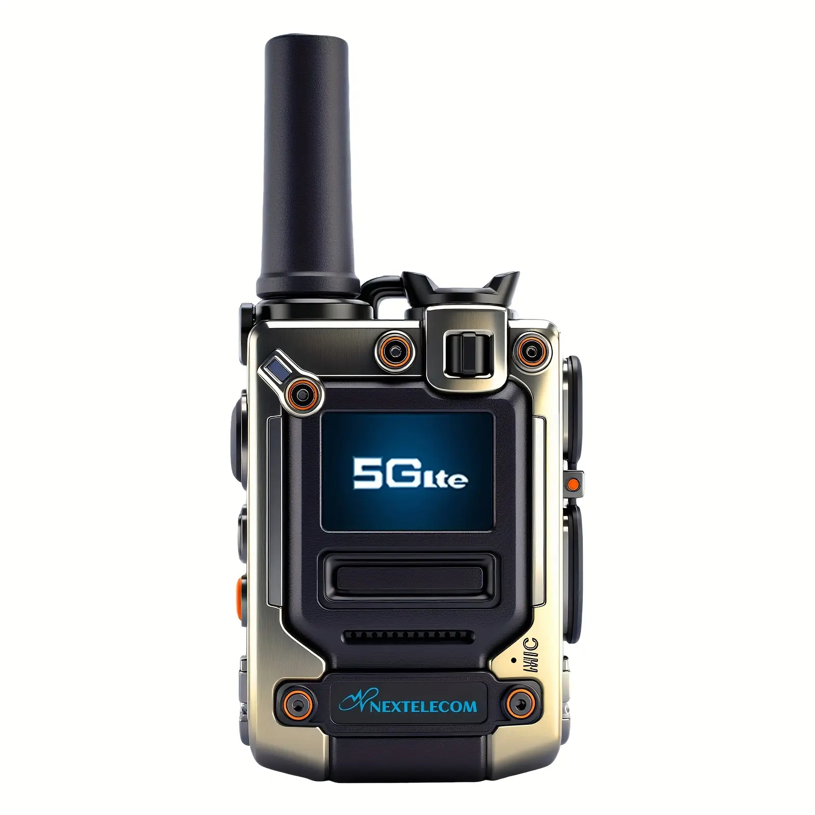 5G Walkie Talkie Lifetime Free Subscription Unlimited Range Global POC Radio Bluetooth APP 6800mAh Long Battery Life Rugged IPX4 Waterproof SIM Included for Hiking Team Work Durable Remote Summer Antenna