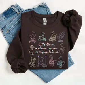 Inclusive Silly Goose Sweatshirt – Neurodiversity & Mental Health Awareness