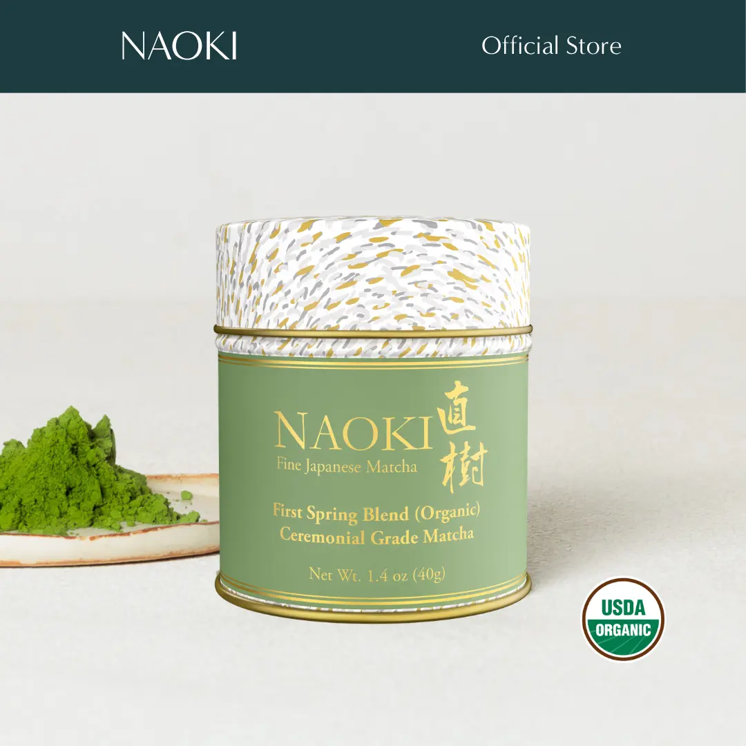 Naoki Matcha Organic Ceremonial First Spring Blend – Authentic Japanese First Harvest Ceremonial Grade Matcha Green Tea Powder from Kagoshima, Japan
