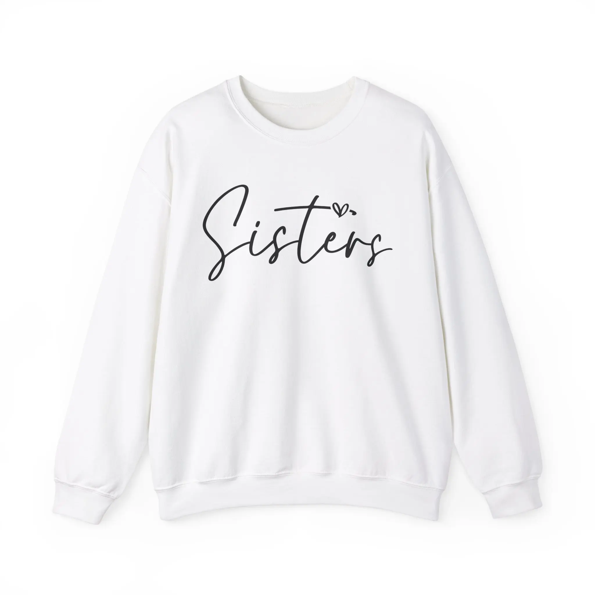 Sisters Crewneck Sweatshirt, Cozy Gift for Sisters, Family Bond Tops, Matching Outfits, Perfect for Gifting