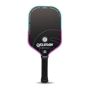 CYCLOTRON NOVA Pickleball Paddle,USA Pickleball Approved Professional  16.4” Offensive Paddle, 3-Layer T700 Carbon Fiber, 14mm Thermoformed Core for Power Spin & Speed, Lightweight 7.8oz Paddle with Comfort Grip, Includes Paddle Cover pickle ball