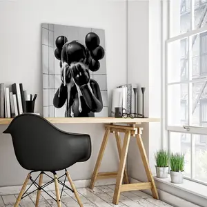 Kaws in Shower Hypbeast Poster - Printable Art for Shower Wall Art, Washroom Wall Decor, Graffiti Kaws Wall Art Gift