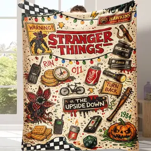 Demogorgon art blanket, suitable for use in offices, sofas, on trips, etc. It is suitable as a gift for fans, friends, children and parents.