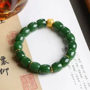 Premium Elegant Green Jade Bracelet | Sophisticated Unisex Gift for Him & Her
