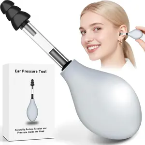 Ear Pressure Relief Suction Device, Tinnitus Relief for Ringing Ears, Portable & Effective Ear Pressure Reliever Device, Ideal for Flying, Reduces Tension