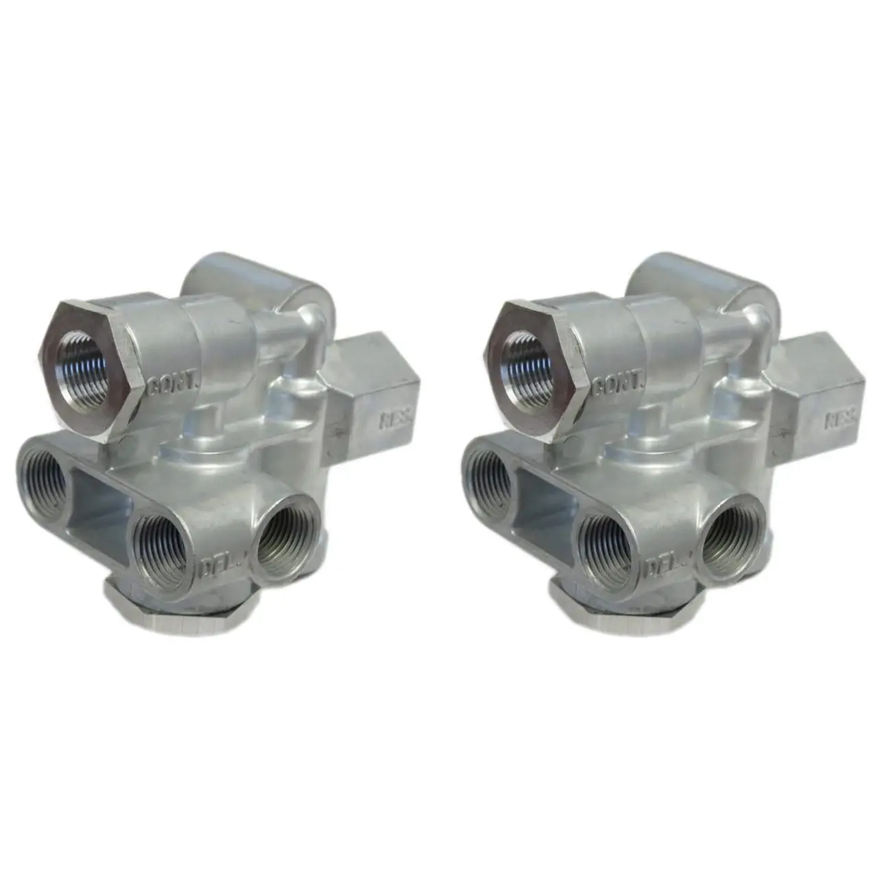 TORQUE 2 Pack Trailer Spring Brake Control Valve | Replaces Sealco 110500, 110500X, Euclid ESL110500, Meritor RSL110500 | 3/8" Priority Parking Brake Valve (TR110500)