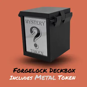 ForgeLock MTG Commander Deck Box |Holds 100+ Double Sleeved Cards